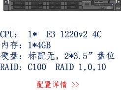 IBM X3250M4 2583I16 单价：7300